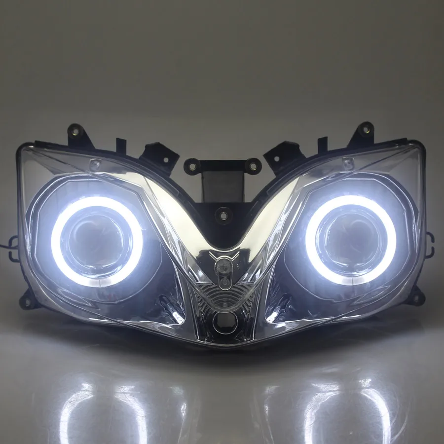 For Honda CBR 600 F4i Sport 2001-2007 Motorcycle Headlight Headlamp HID Projector Led Head Light Lamp Assembly Angel Devil Eyes