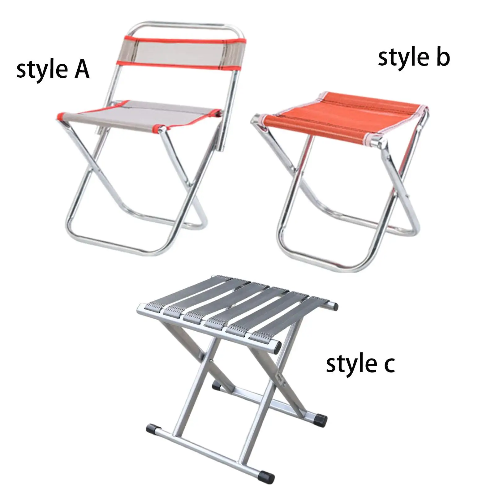 Camping Folding Stool Footrest Collapsible Stool for Traveling Sports Hiking