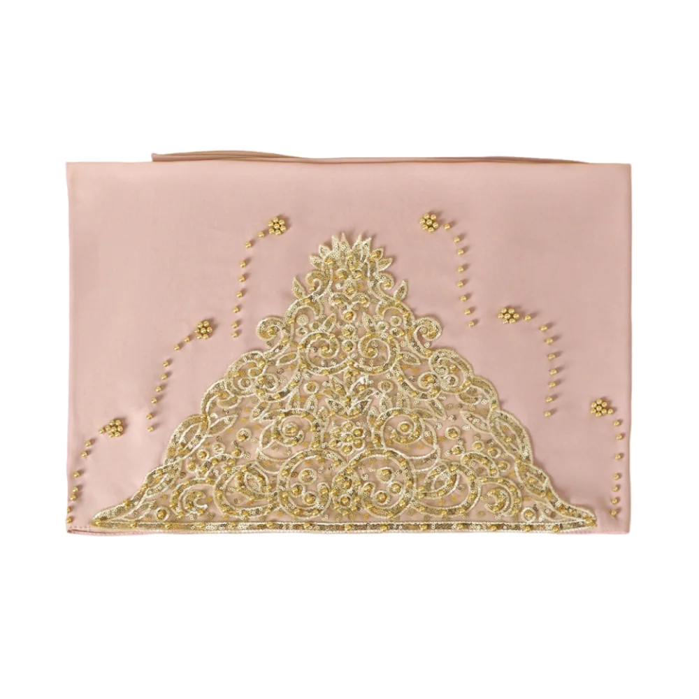 

High-End Fashion Beaded Hijab Scarf Popular Ethnic Islamic Headscarf Easy Pull On Chiffon Head Wrap Southeast Asian