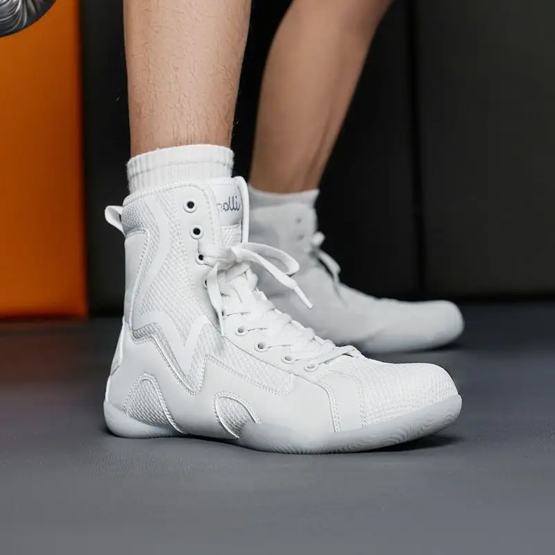 

Professional Wrestling Boots Men's Plus Size Boxing Shoes Luxury Brand Indoor Sneakers Men's Designer Fighting Shoes