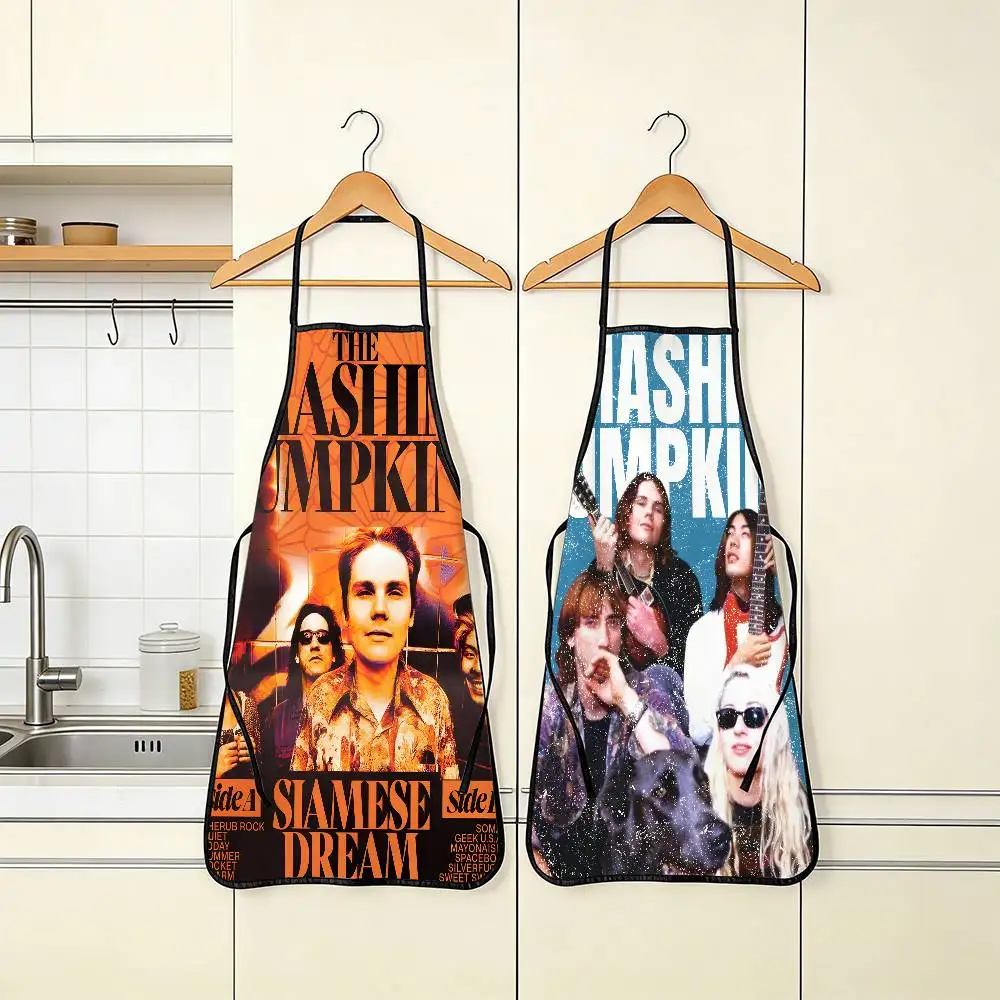 

Забавный кухонный фартук Smashing Pumpkins для шеф-поваров, подарок для гурманов, защита от пятен, для барбекю, уборки, выпечки, вечеринок, для мужчин и женщин