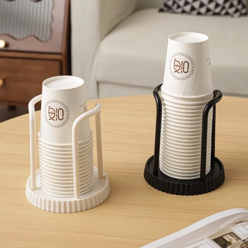 Minimalist Paper Cup Holder, Household Disposable Cup Storage Rack, Multifunctional Desktop Coffee and Milk Tea Cup Storage Rack