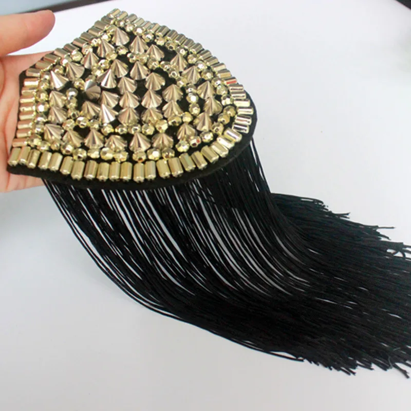 Epaulette/epaulet shoulder/charreteras/New arrival handmade kpop clothing accessories suit decoration brooches/broches/brosche