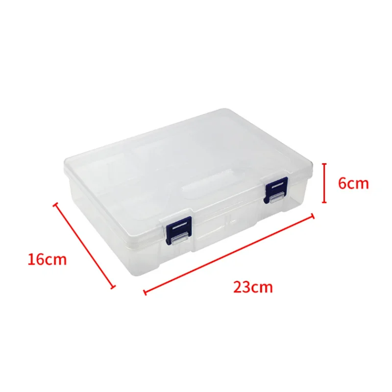 10 Grid Can Be Removed Transparent Plastic Small Box Storage Kit Jewelry Box Jewelry Box Electronic Components Parts Finishing B