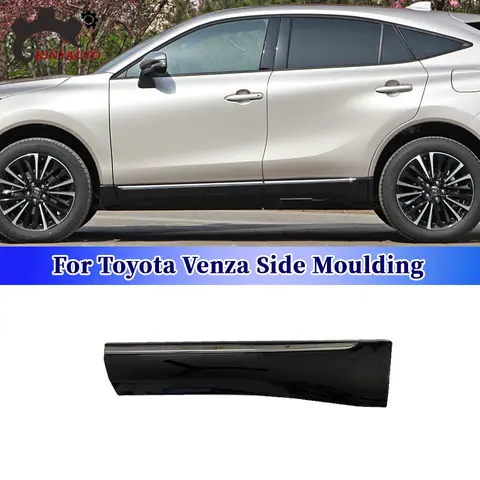 측면 몰딩 크롬 전면 후면 문짝 가니쉬 스크래치 방지 스트립 트림 보호대 플레이트, Toyota Venza 2022 23 용