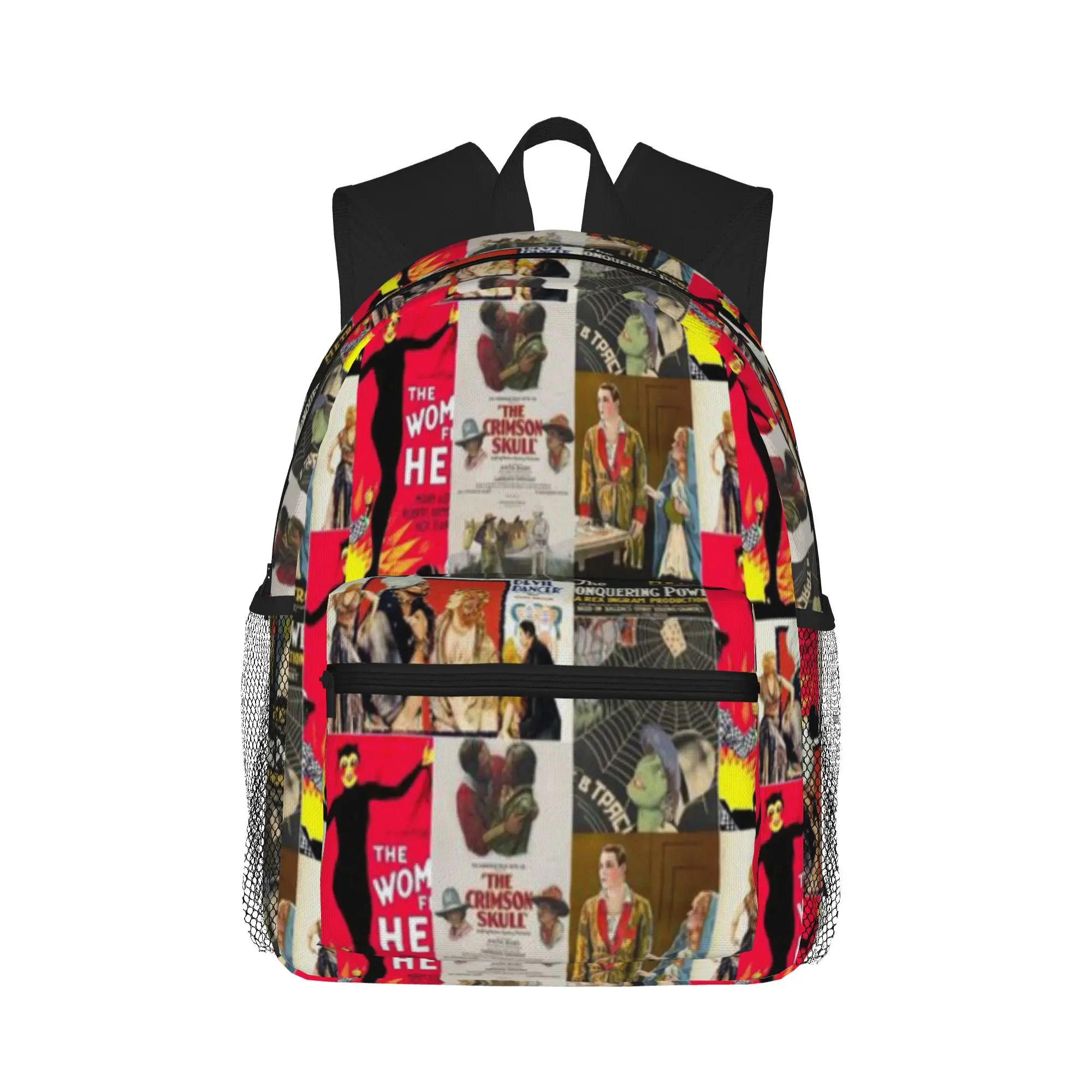 

Vintage Movies Horror Montage 10 Casual Backpack for Students and Adults Backpack women