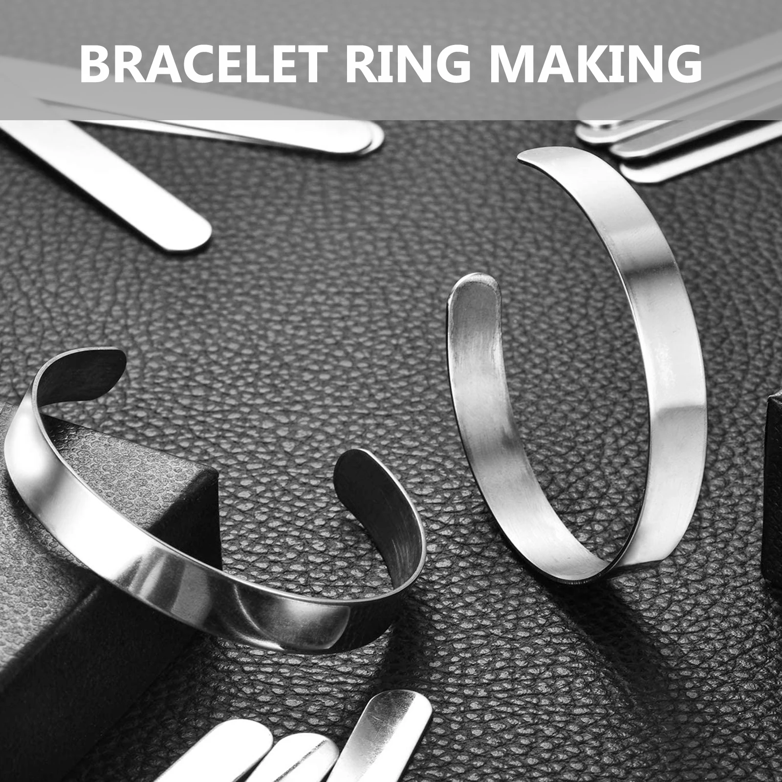 

18 шт., заготовки для браслета из нержавеющей стали, изогнутый браслет-манжета, набор для самостоятельного изготовления ювелирных изделий для гравировки, тиснения, индивидуальный дизайн