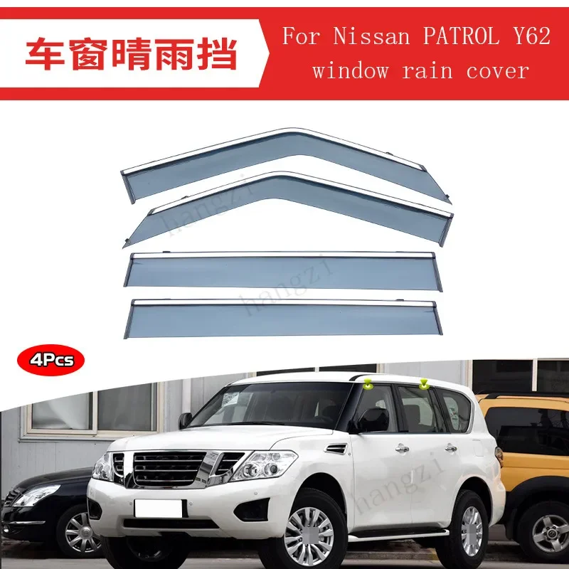 For Nissan PATROL Y62 window rain cover, Nissan PATROL Y62 side window (awning and awning) 2010-2021 edition models