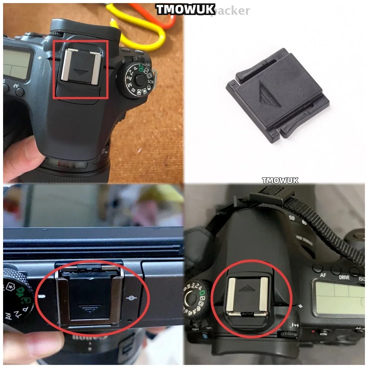 

For Canon EOS 77D 650D 550D 450D 350D Rebel SL3 SL2 Hot Shoe Cover Camera Accessories Cap Protector
