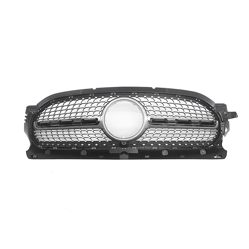 H247 Style Glossy Black Radiator Grilles For 2020-2022 Mercedes Benz GLA H247 Racing Grilles Bumpers Body Kit Hood