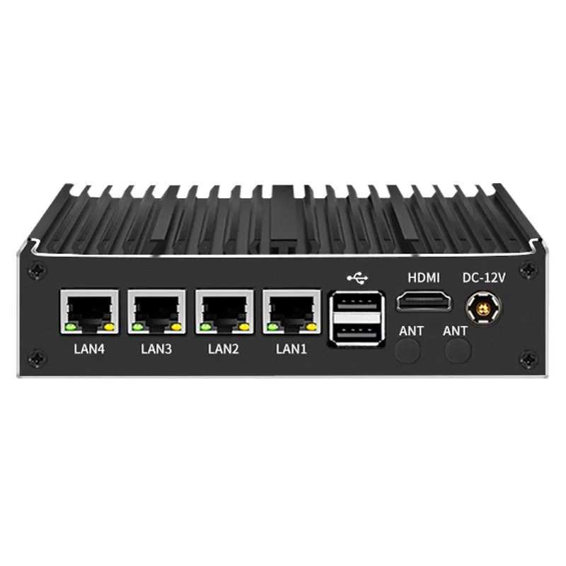 N150 N100 Soft Router DDR4 SO-DIMM J4125 PCIe/SATA Industrial Fanless Mini PC 2/4*2.5G i225v/i226 LAN pfSense Firewall Computer