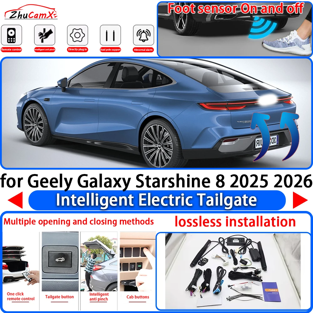 for Geely Galaxy Starshine 8 2025 2026 Power Liftgate Trunk Electric Suction Tailgate Intelligent Tail Gate Lift Strut System