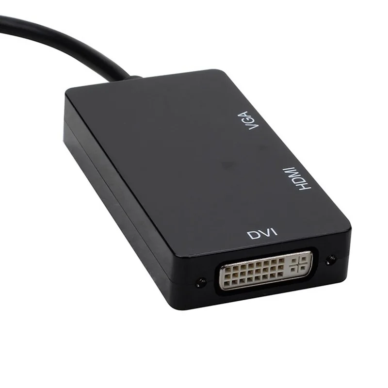 1080P Displayport DP TO HDMI-Compatible DVI VGA Adapter HUB For Projector TV Laptop PC Display Port Converter Connector cable