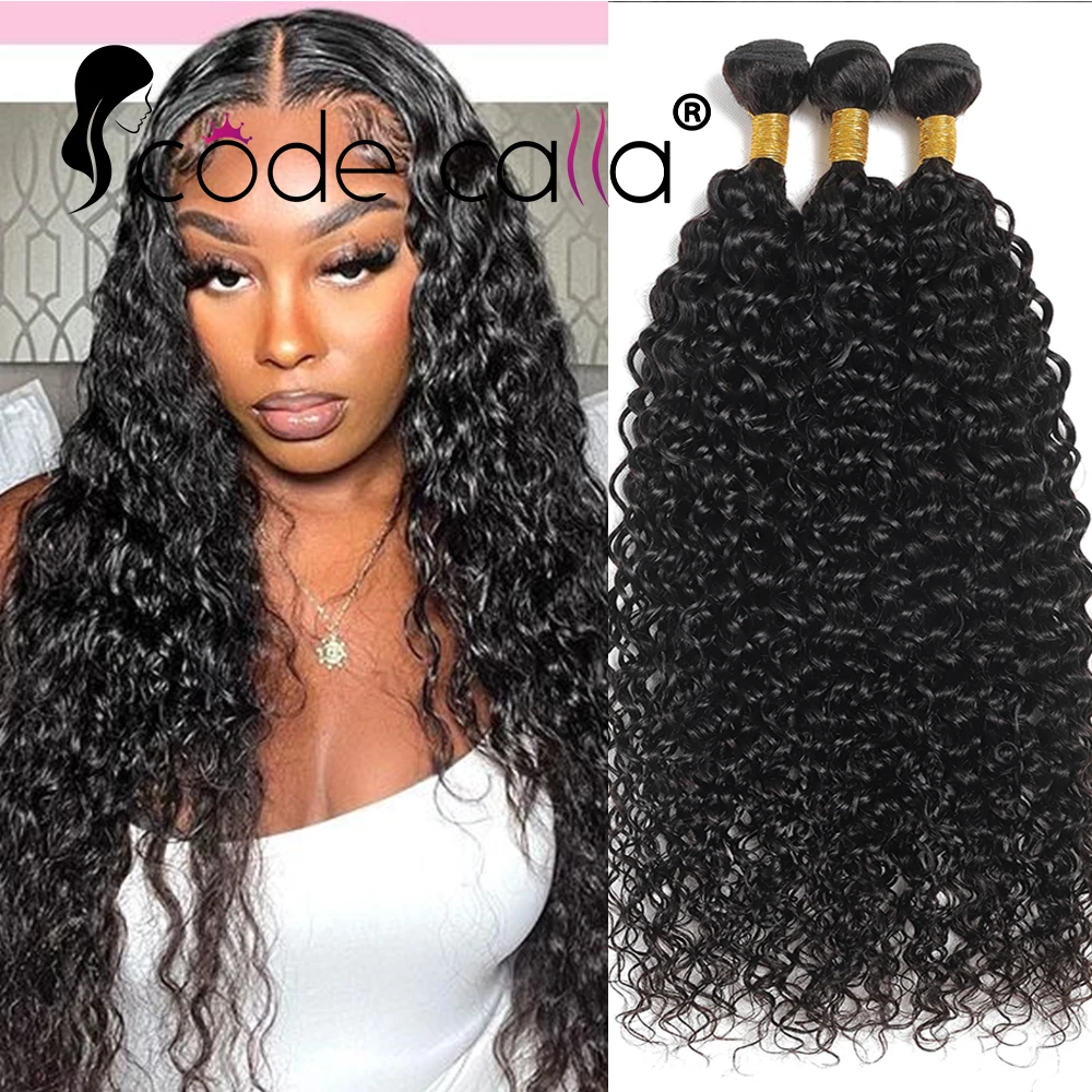 

4x4 Transparent HD Lace Frontal Closure Water Wave Kinky Curly Hair Bundles with Closure Only 100% Remy Human Hair pre plucked