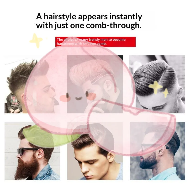 

Multifunctional Portable Folding Pocket Combs Wide Tooth Oil Head Comb Beard Combing Barber Hair Clipper Comb Hair Styling Tools