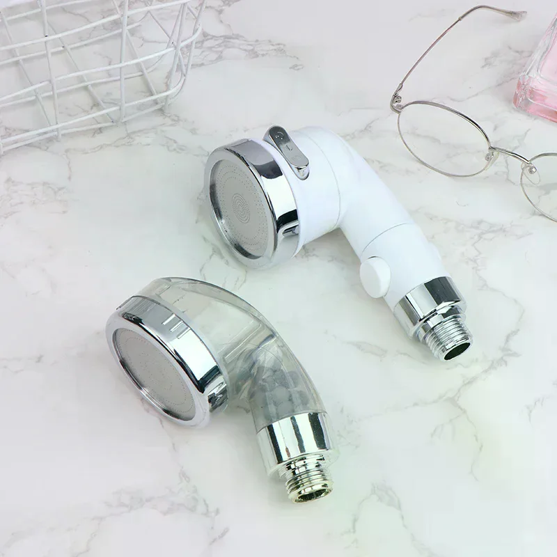 Three-Mode Nozzle Shower Head; Shampoo Bed Faucet with Water Stop; Pressurized Barber Shop and Hair Salon Bathroom Accessories.