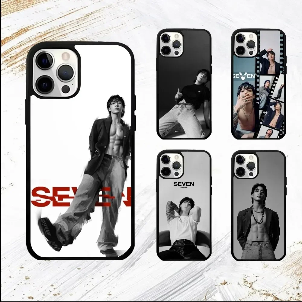 Korea E-Euphoria J-Jungkook-K-KPOP Phone Case For iPhone 16 15 14 13 12 11 Pro Max Plus Mini PC Fashion mirror phone case