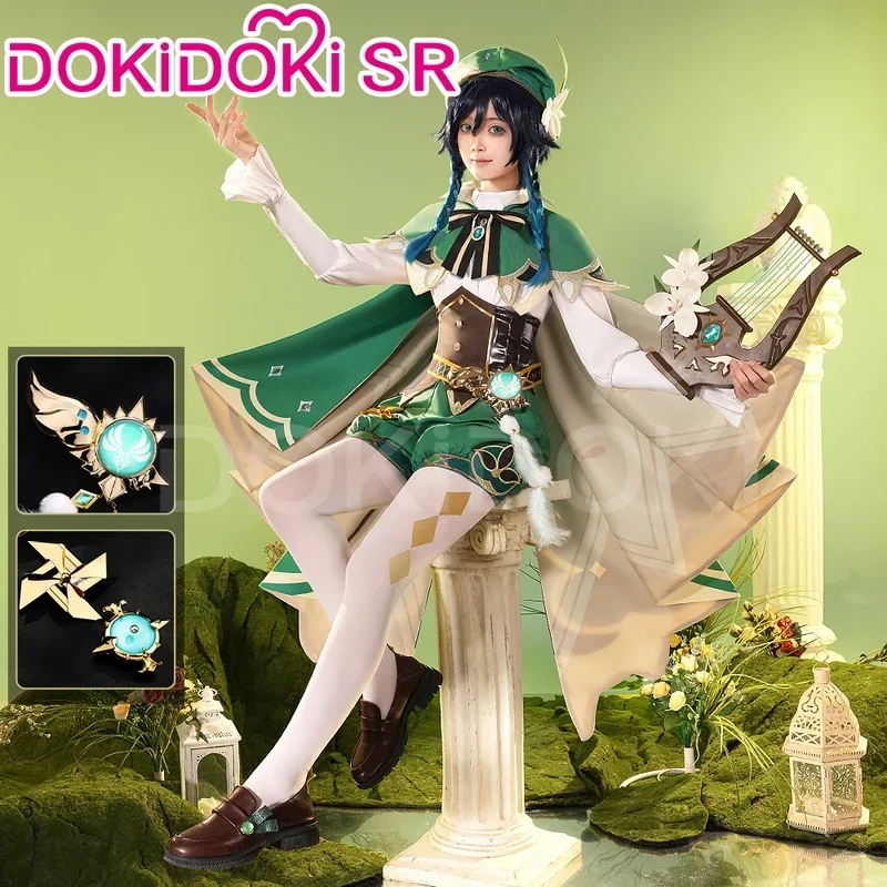 IN STOCKS Twenty Cosplay Game Genshin Impact【S-XXL】DokiDoki-SR Twenty Upgraded Costume Metal Accessory Cosplay Shoes Wig Plus Si