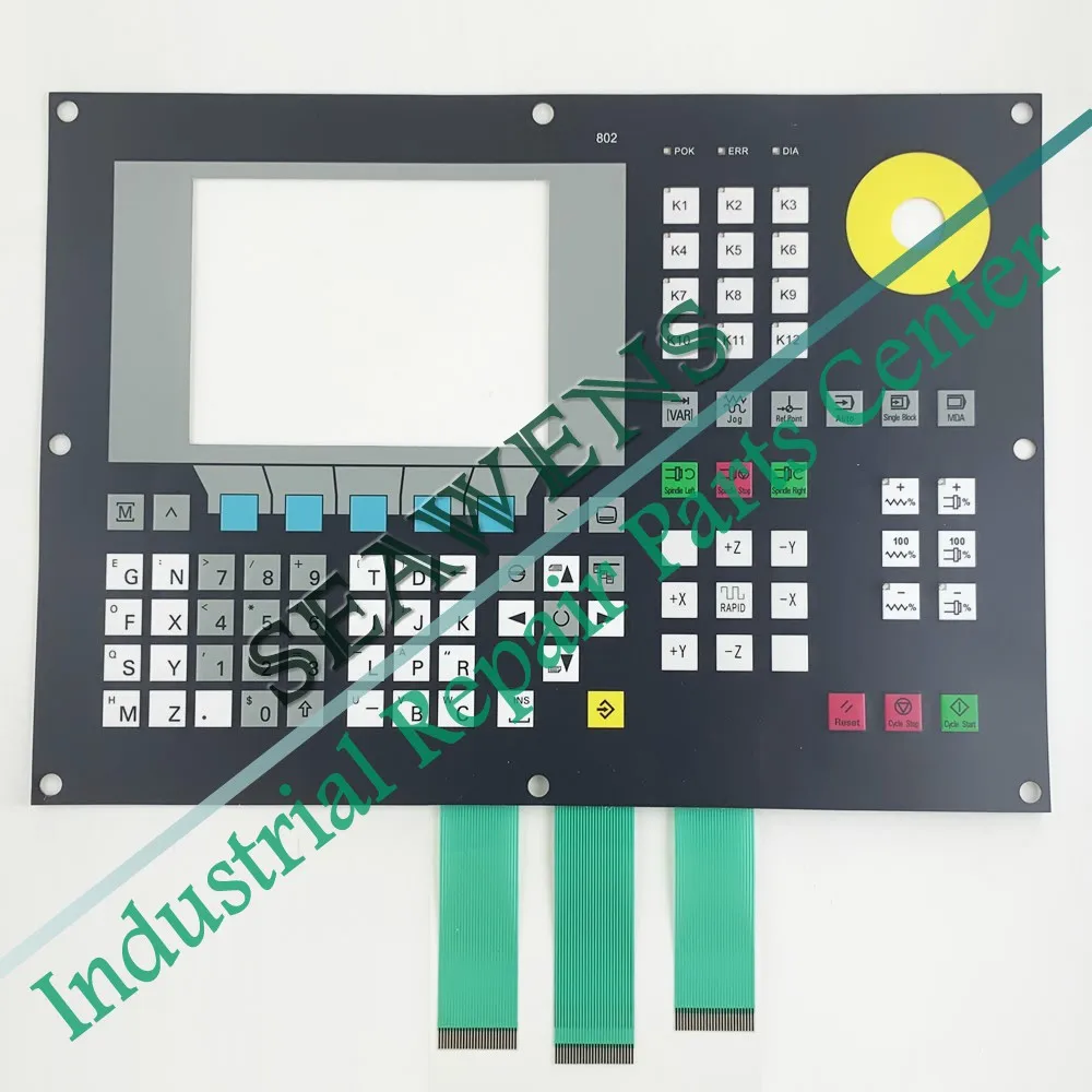 

SINUMERIK 802C 6FC5500-0AA11-1AA0 802c base line Membrane keypad for CNC Panel repair~do it yourself, Have in stock