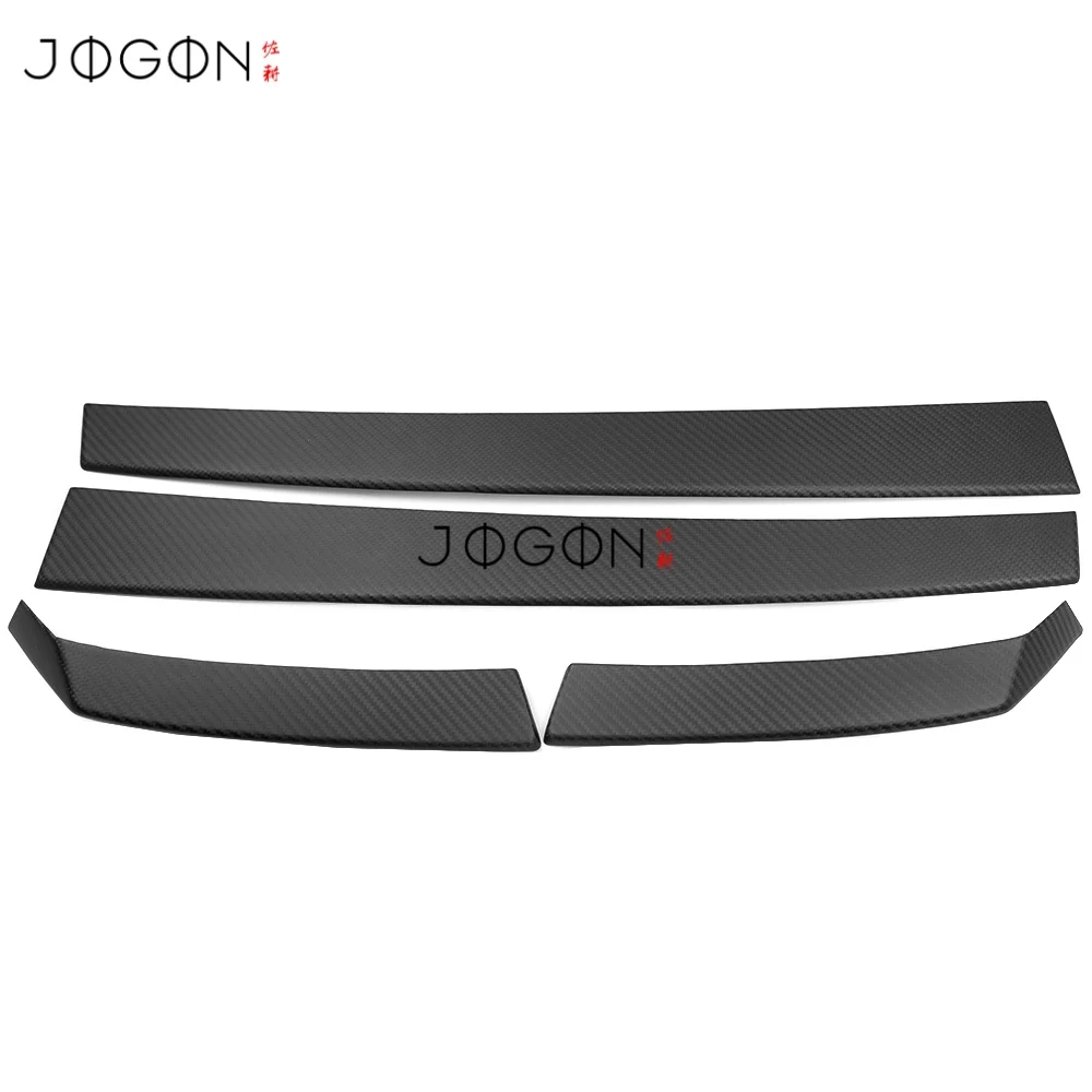 

For Hyundai Ioniq 5N Ioniq 5 2021 2022 2023 2024 2025 Dry Carbon Fiber Rear Taligate Trunk Strip Trim Exterior Accessories 4 PCS
