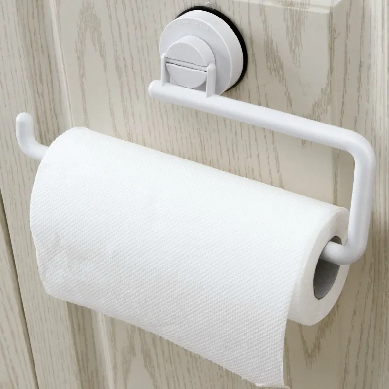 Dapur Handuk Rak Rak Handuk Gratis Punch Vacuum Sucker Kertas Roll Rak Penyimpanan Kertas Rak ZP7051445