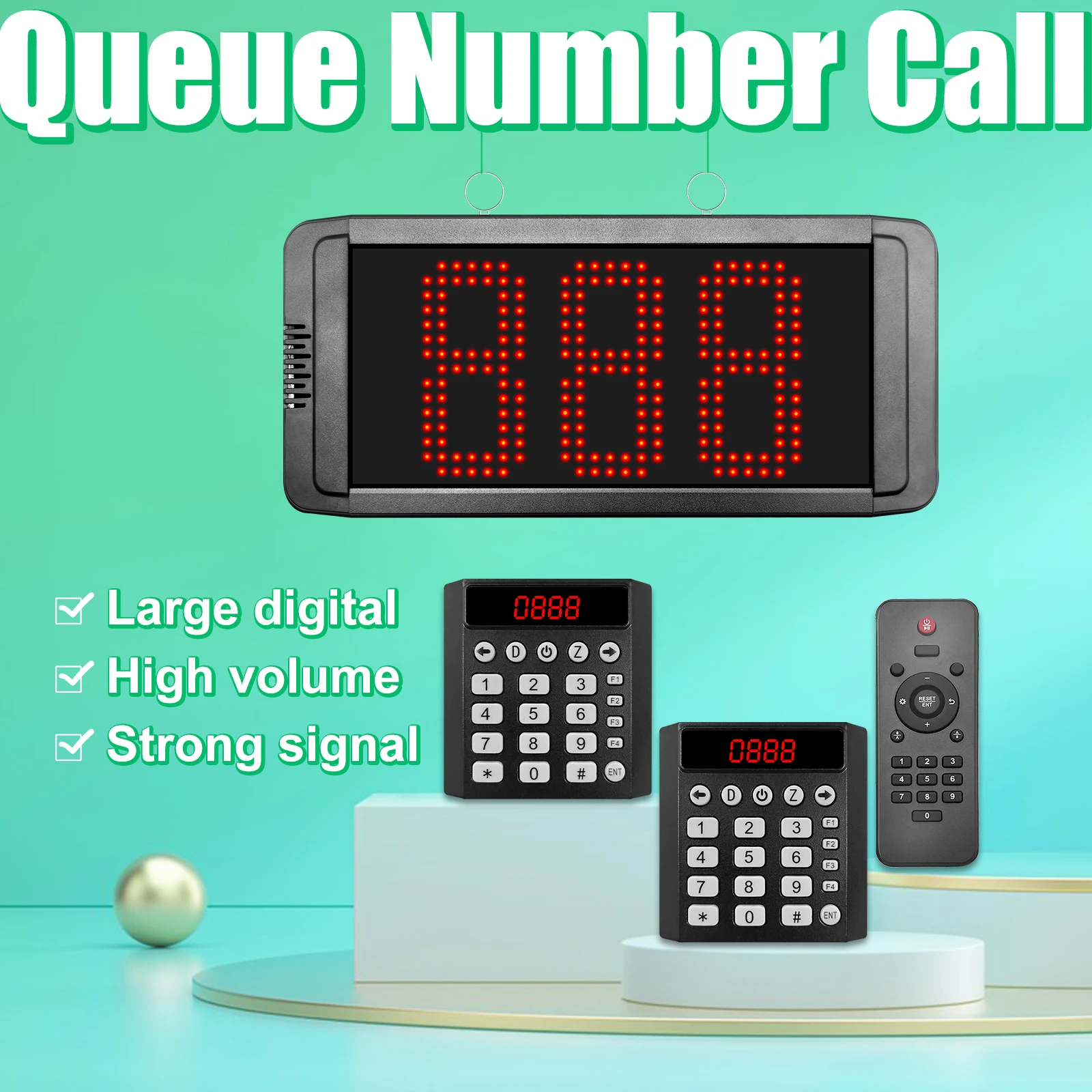 Queue Paging Buzzer Beeper Restaurant Pager Elektronisches Paging-System Wireless Take a Number System für Restaurant