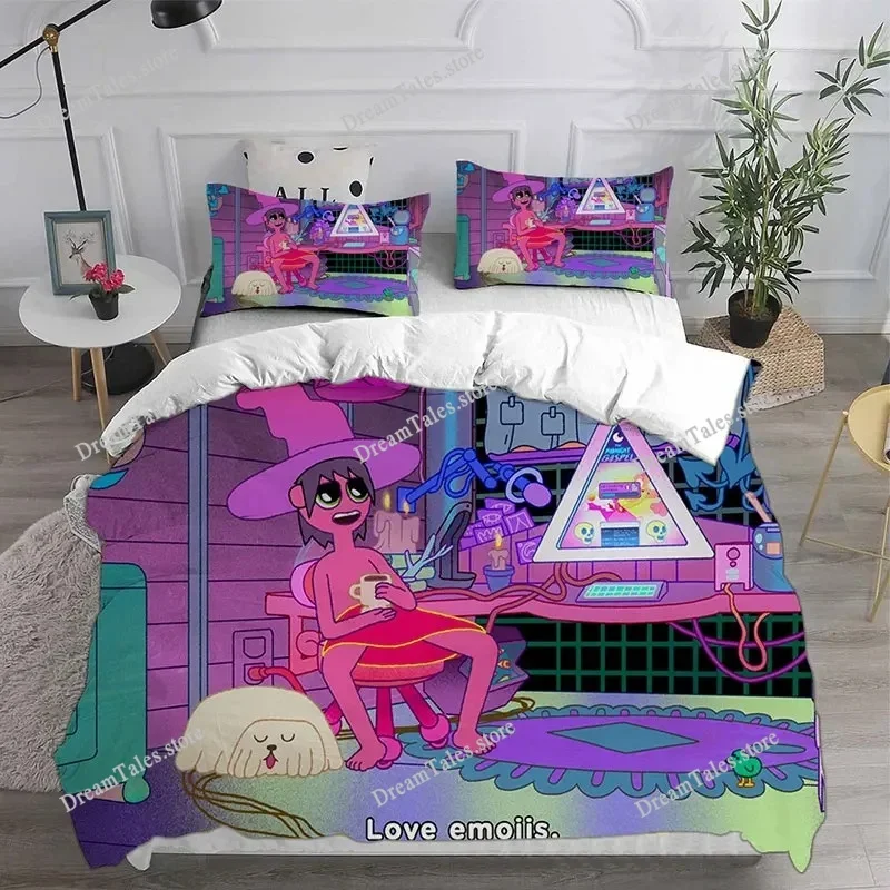 Anime The Midnight Gospel Printed Duvet Cover Bedding Comforter Sets Soft Quilt Cover and Pillowcases Single_Double_Queen_King