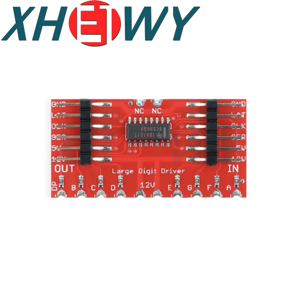 DC 5V TPIC6C596 Large Digit Driver Drive 6.5" 7-Segment LED Display Module for Andrino Diy Kit Electronic PCB Board Module