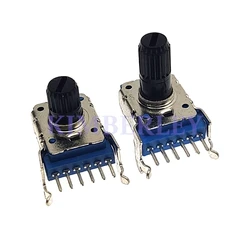 2 Piece RK12 Double 6 Feet Horizontal B10K B20K B50K B100K Power Amplifier Audio Ultrasonic Equipment Rotary Potentiometer
