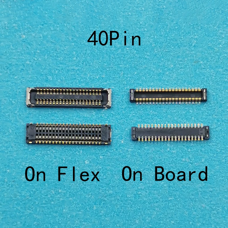 5pcs 40pin Lcd Display Screen Flex FPC Connector On Motherboard For Samsung Galaxy A9 A9000 A900 C9 Pro C9000 C9 A910 A9100