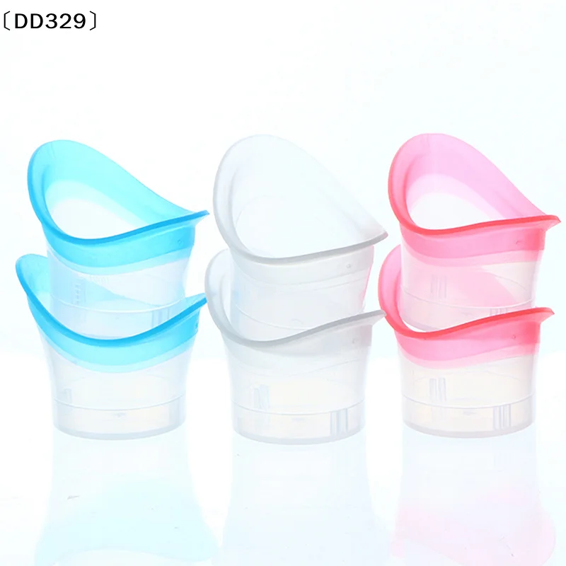 2 Stück Augenspülbecher aus Silikon, wiederverwendbar, weicher Augenwaschbecher, Augenspülbecher〔DD329〕