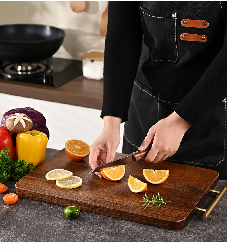 DSA home kitchen solid wood household cutting board wooden chopping board double-sided cutting board kitchen