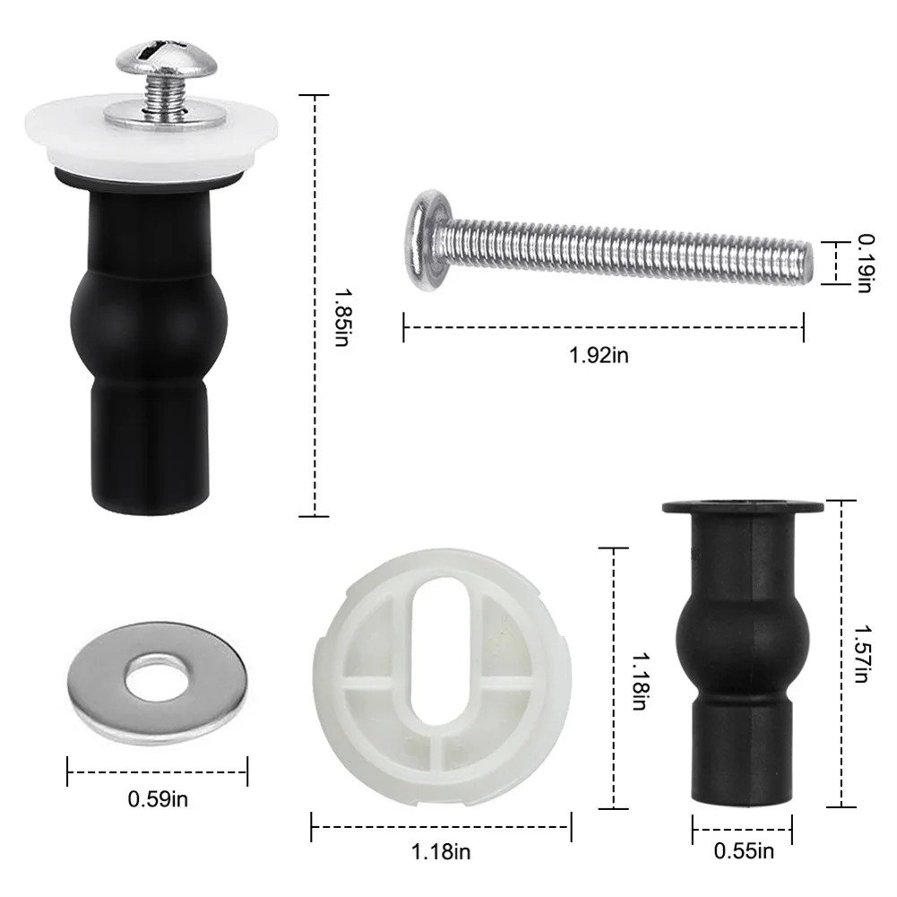 

Гайка и болт Резиновые винты премиум-класса и шарнирная гайка Аксессуары для крышки унитаза Набор из 4 шт. с болтами из нержавеющей стали