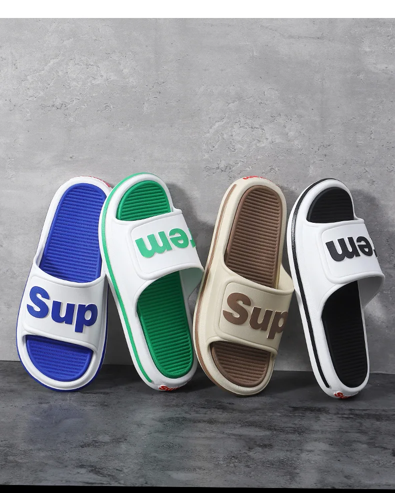 

Designer Print Slides Textured Sole Construction Cloud-Cushioned Footbed Breathable Unisex Indoor-Outdoor Comfort Footwear