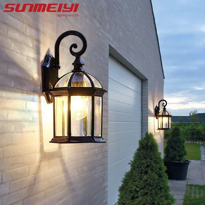 

Outdoor Wall Lamp Waterproof Garden Lamp Aisle Balcony Stair Lamp Corridor European Style Garden Villa Exterior Wall Lamp