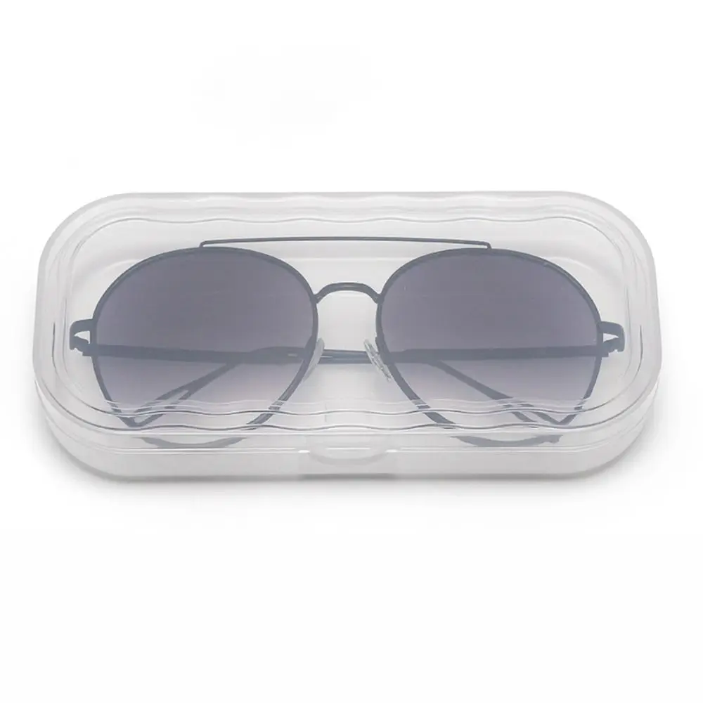 Pratico custodia rigida per occhiali Scatola portaoggetti portatile semplice per occhiali Custodia per occhiali Accessori per occhiali