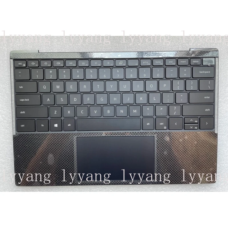 

f For DELL XPS 13 9300 9310 Palmrest Upper Cover with Keyboard & Touchpad 0Y75C4