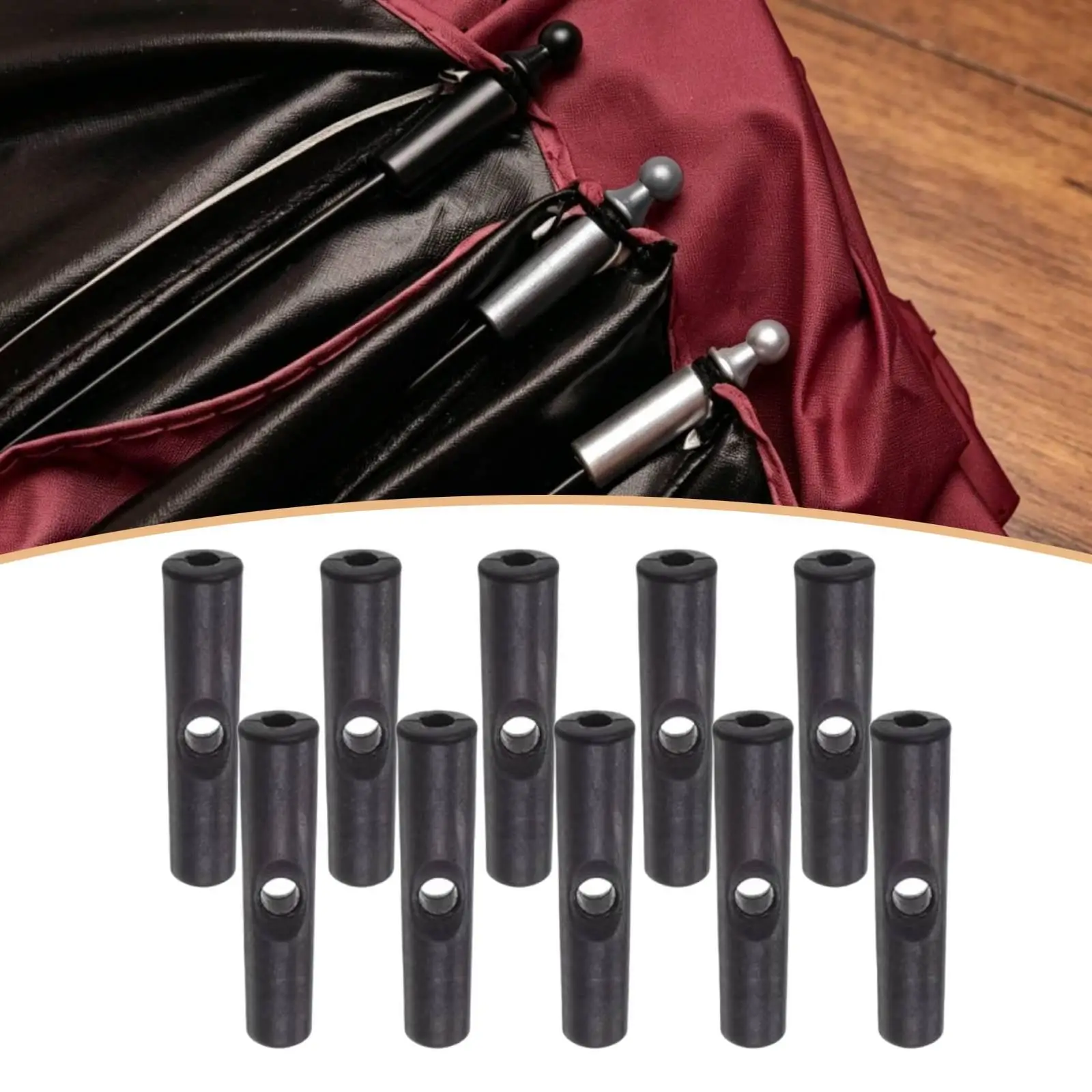 Sturdy Lightweight Umbrella Head Beads Waterproof Repair Accessory Set for Fixing Broken Umbrella Tips