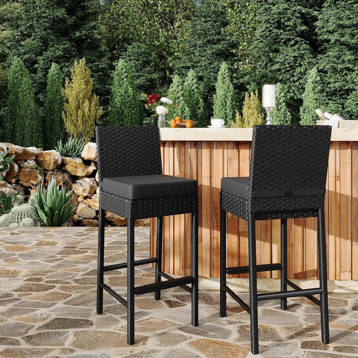 Rattan Bar Chair, B… - image
