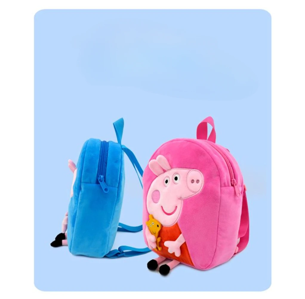 Peppa Pig 3-6 jaar Serie Cartoon Anime Mode Persoonlijkheid Knuffel Kinderen Vrije tijd Leuke Kleuterschool Rugzak Vakantiecadeau