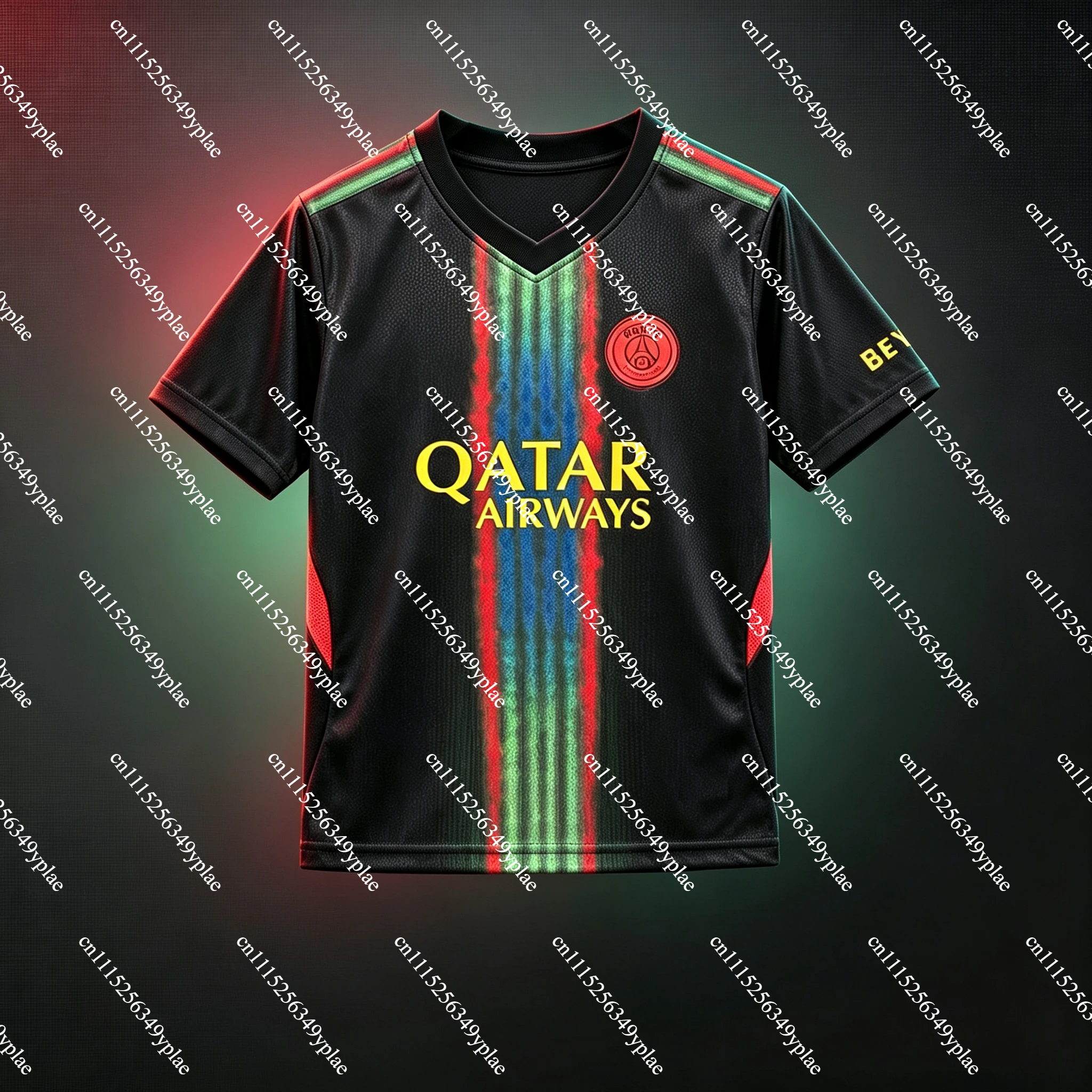 Men Short Sleeve Soccer Jersey Multicolor Styles Quick Dry Football Shirt Breathable Sports Training Top Fan Wear