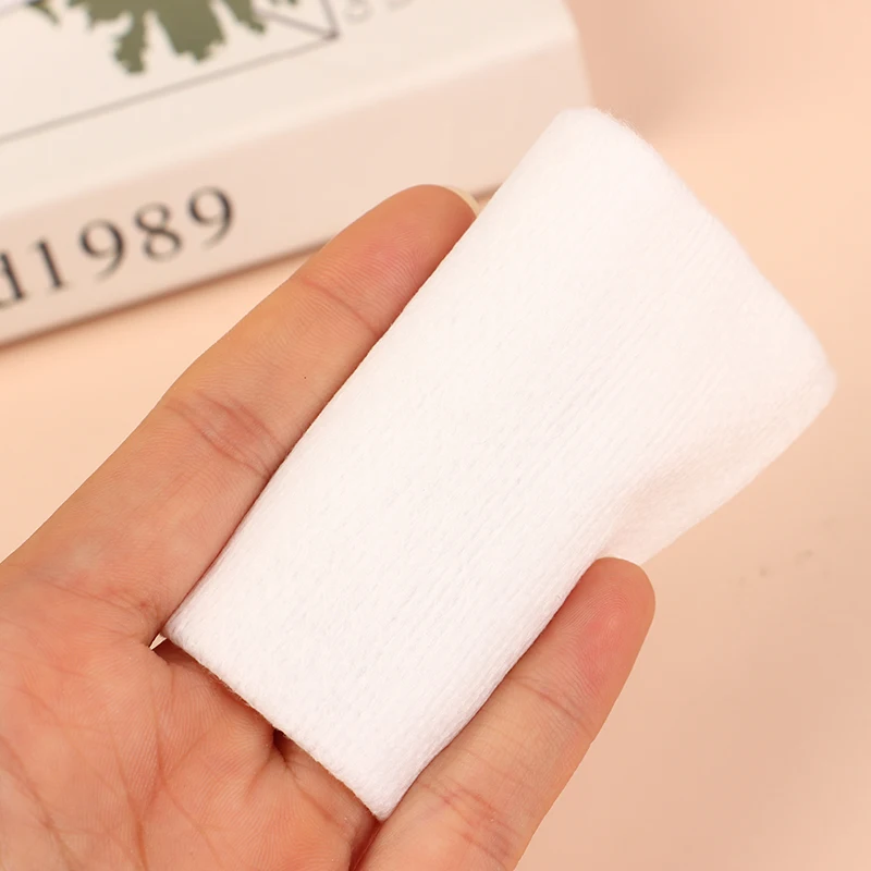 100/200 Uds 4 capas 5*5cm 10*10cm almohadilla de gasa botiquín de primeros auxilios de algodón vendaje impermeable de emergencia almohadilla de gasa estéril