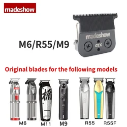 Madeshow Original Clippers Cabelo, Lâmina FADE, Push Branco Esculpido Corte, Cabeça de Cortador Ajustável 0mm, M9, M11, M6