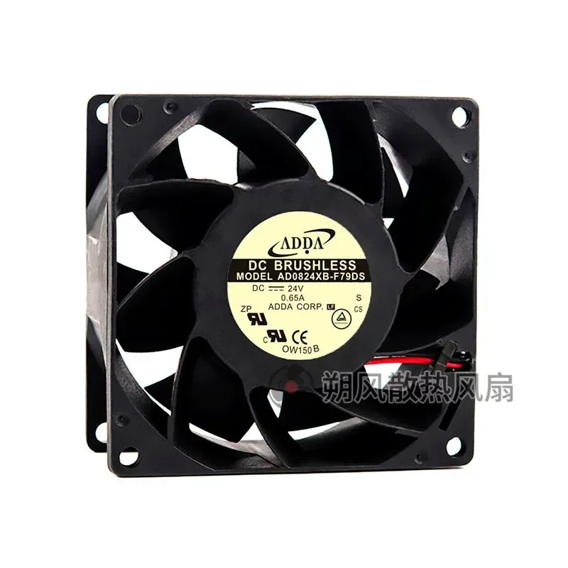 for ADDA AD0824XB-F79DS 8038 8CM 24V 0.65A Inverter Cooling Fan