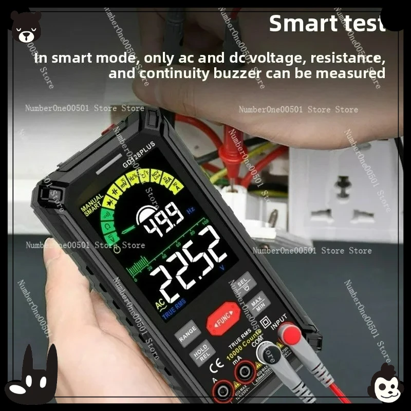 High precision automatic digital multimeter portable multifunction measuring instrument