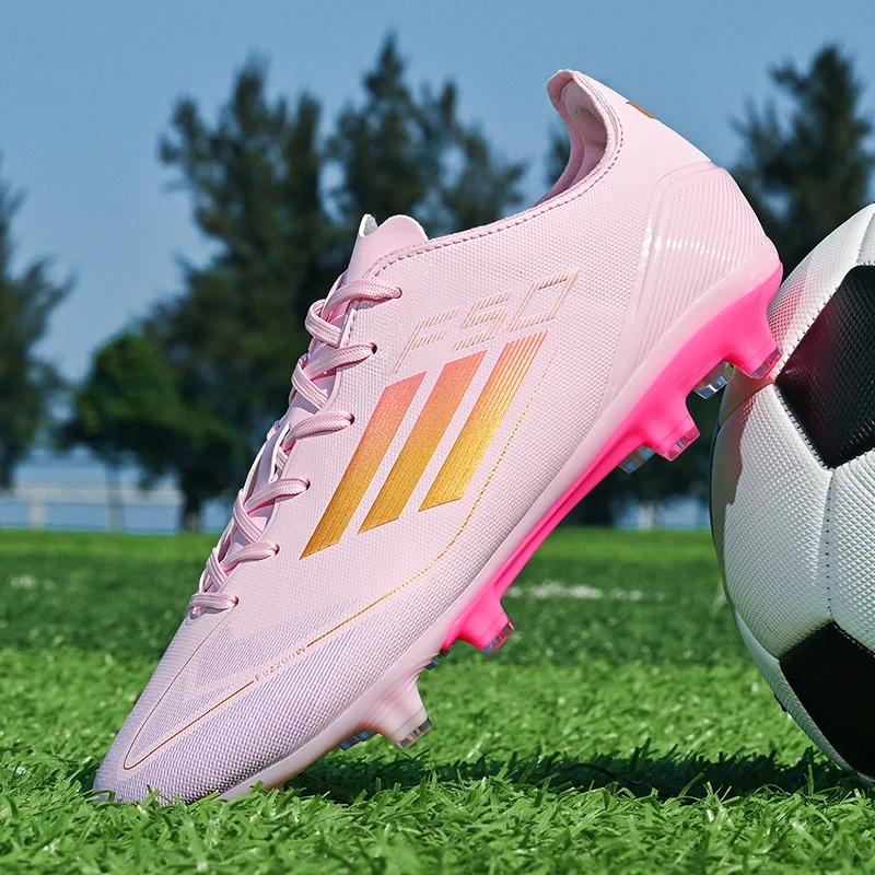

TF/FG Men Soccer Shoes Society Professional Turf Football Field Boots Unisex Grass Training Match Non-Slip Indoor Football Shoes
