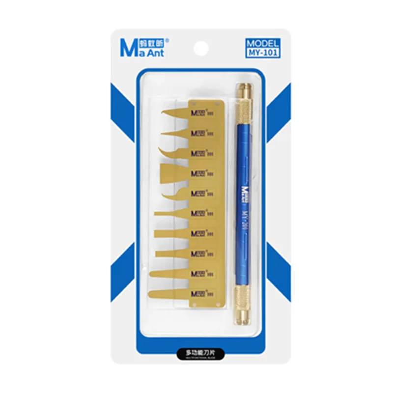 MaAnt MY-101 CPU IC Glue Removal Blade Set for Mobile Phone Repair  High Temperature Resistance Hand Polished Maintenance Knife