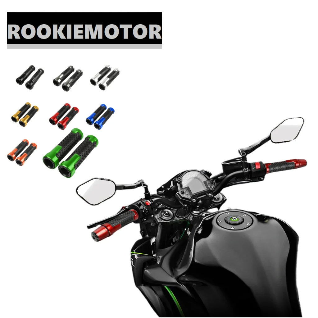 

Motorcycle 22MM 7/8"" Handlebar Grips Handle Bar Non-slip Handle Sets For Yamaha NMAX XMAX R3 R15 MT03 MT09 MT15