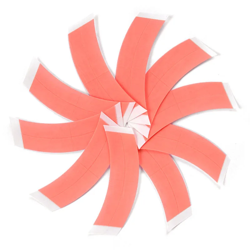 Red Wig Tape For Lace Wigs 36 Pieces Strong Double Sided Waterproof Adhesive Tape Strips Wig Tape