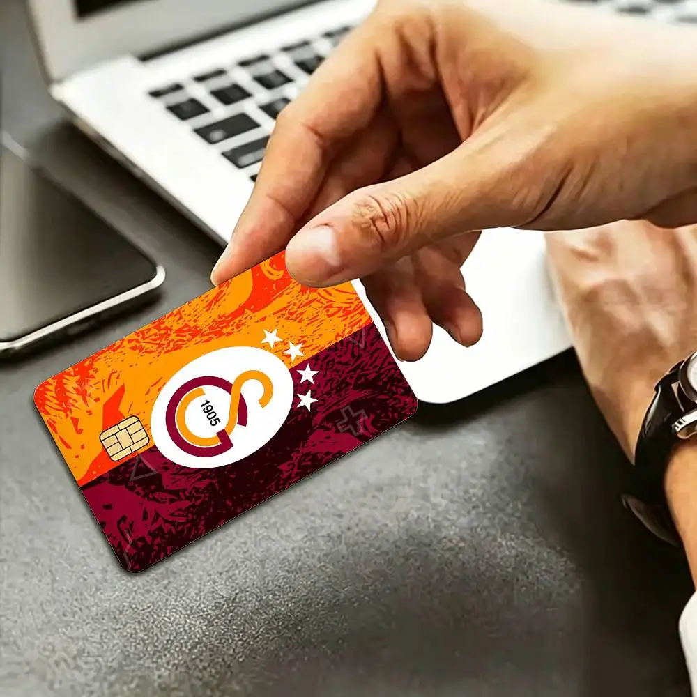 G-Galatasaray-Club HD Credit Card Stickers Game Card Decal Small Chip Waterproof Sticker Gift Decor